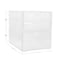 Martha Stewart Brody 2 Pack Plastic Stackable Office Desktop Organizer Boxes with 2 Drawers, 6 x 7.5 BE-PB4513-2-CLR-MS - alternate 3